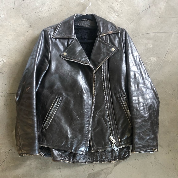 Vintage leather jacket - Picture 1 of 4